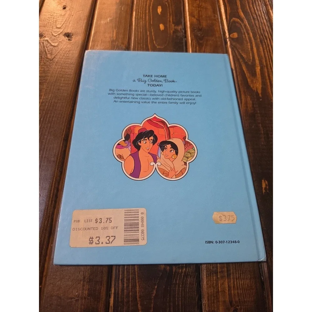 Disney's Aladdin Big Golden Book Hardcover 1992